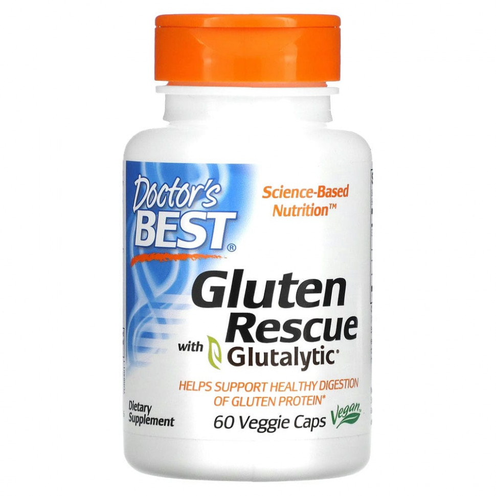 Doctor's Best, Gluten Rescue,      Glutalytic, 60    3870