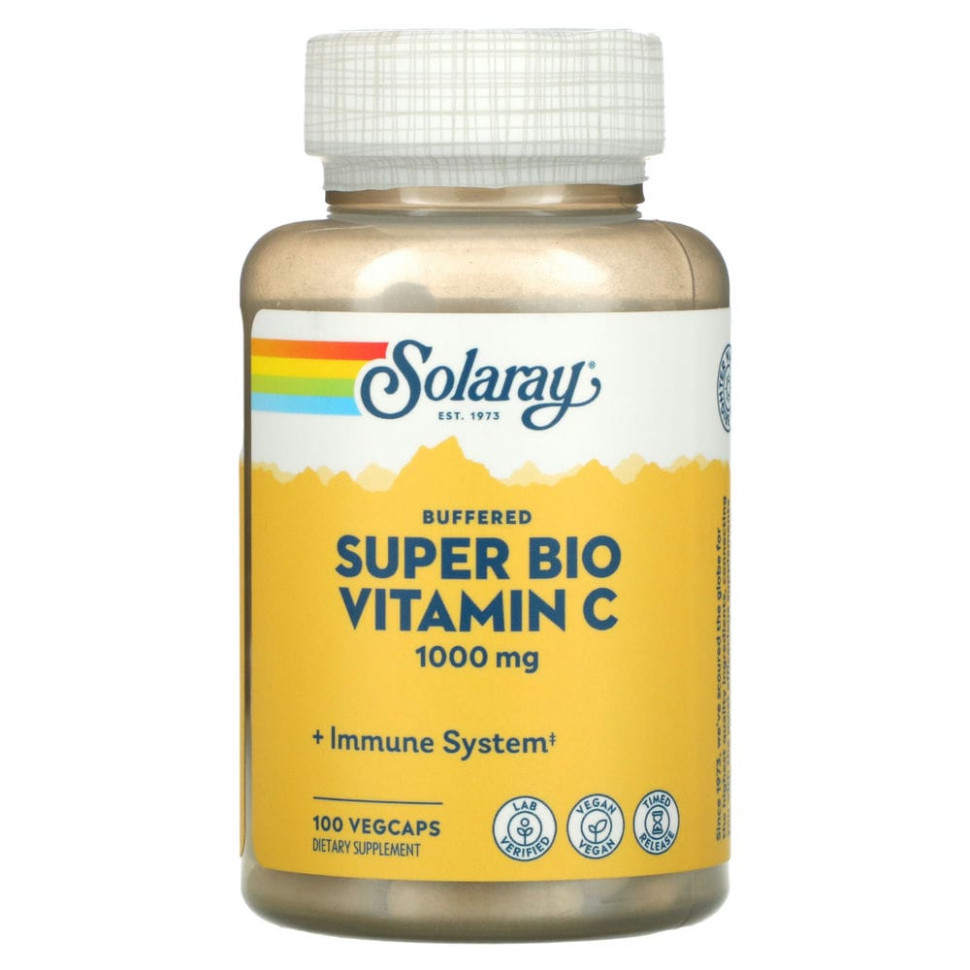 Solaray, Super Bio Vitamin C,  C  , 100    2050