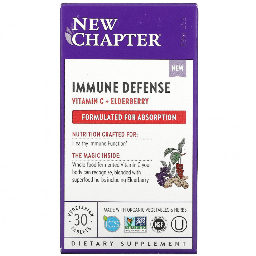 New Chapter, Immune Defense,  C  , 30    4220