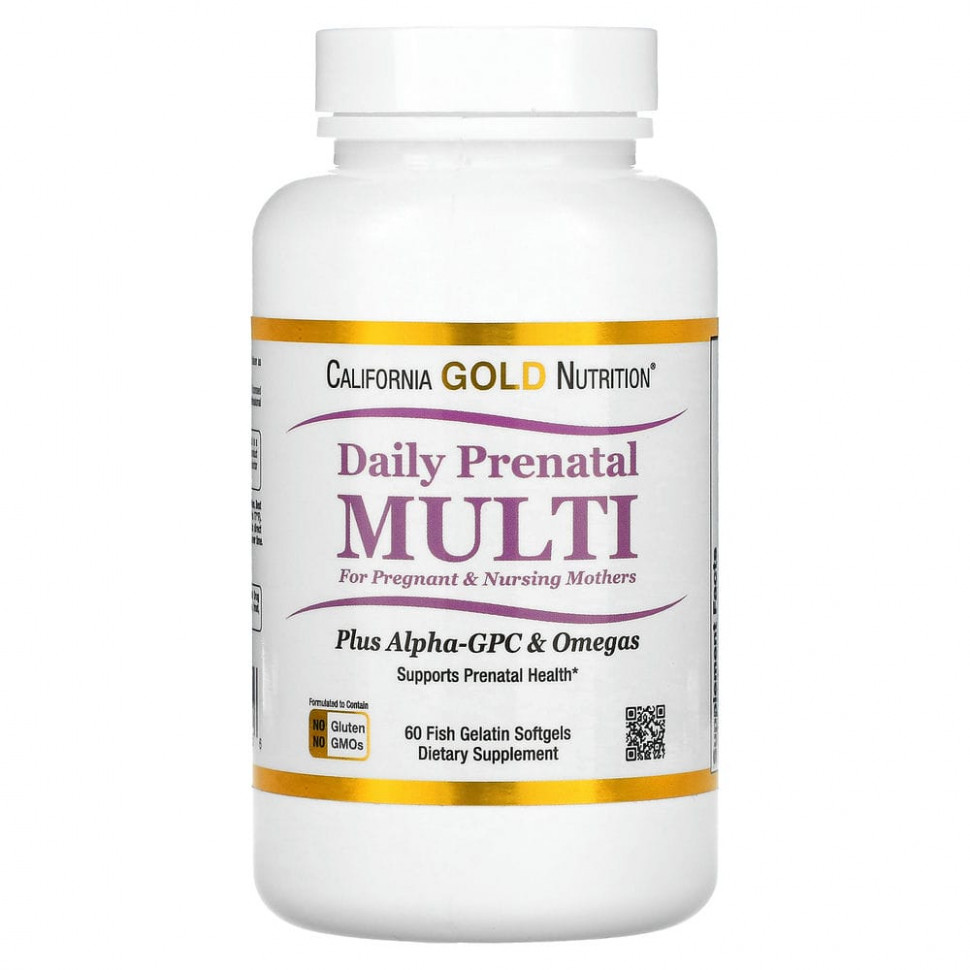 California Gold Nutrition,         , 60       4260