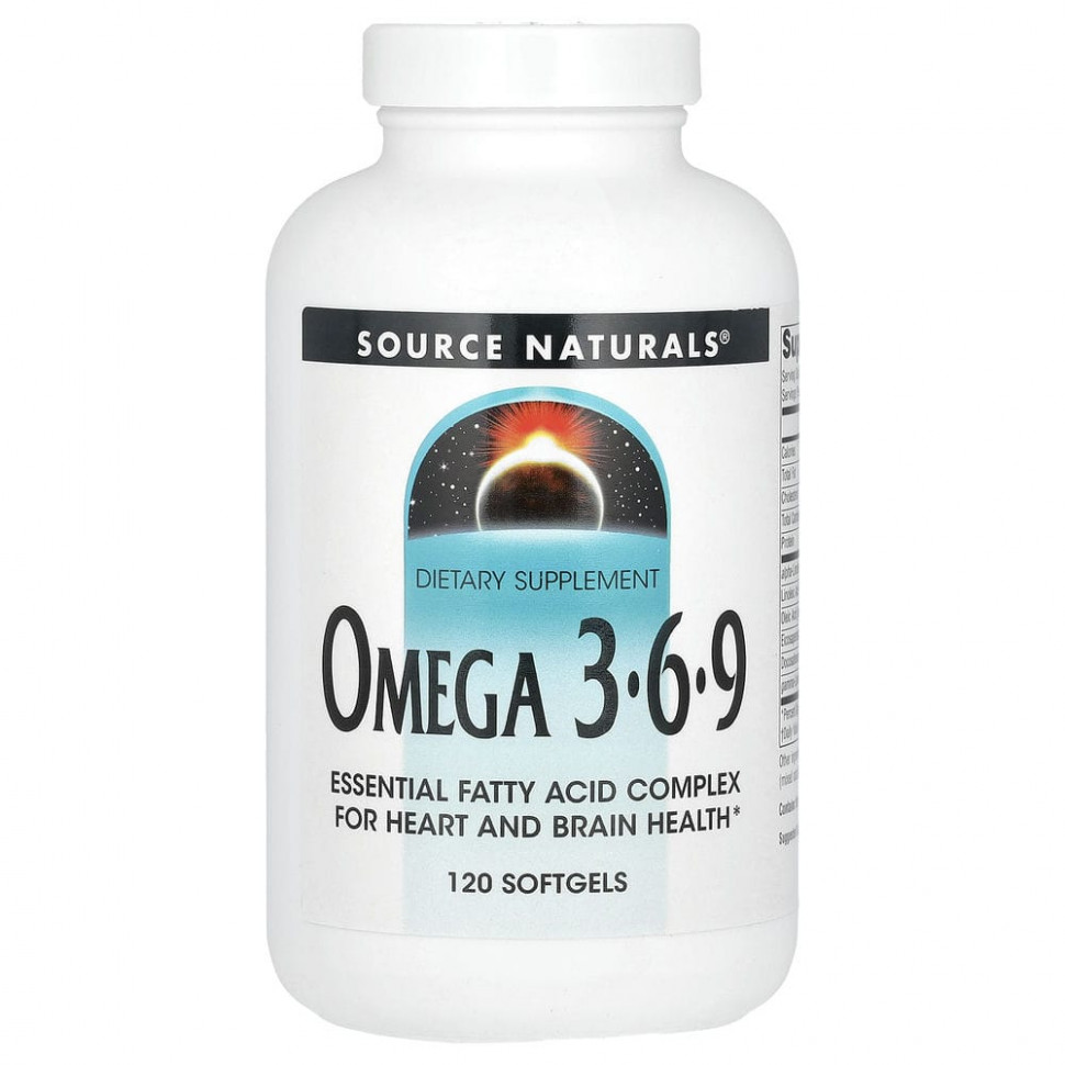 Source Naturals, Omega-3, 6, 9, 120   4670