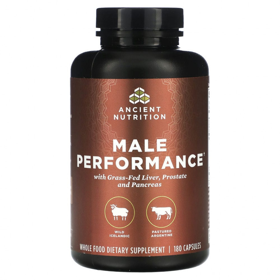 Dr. Axe / Ancient Nutrition, Male Performance, 180   8760