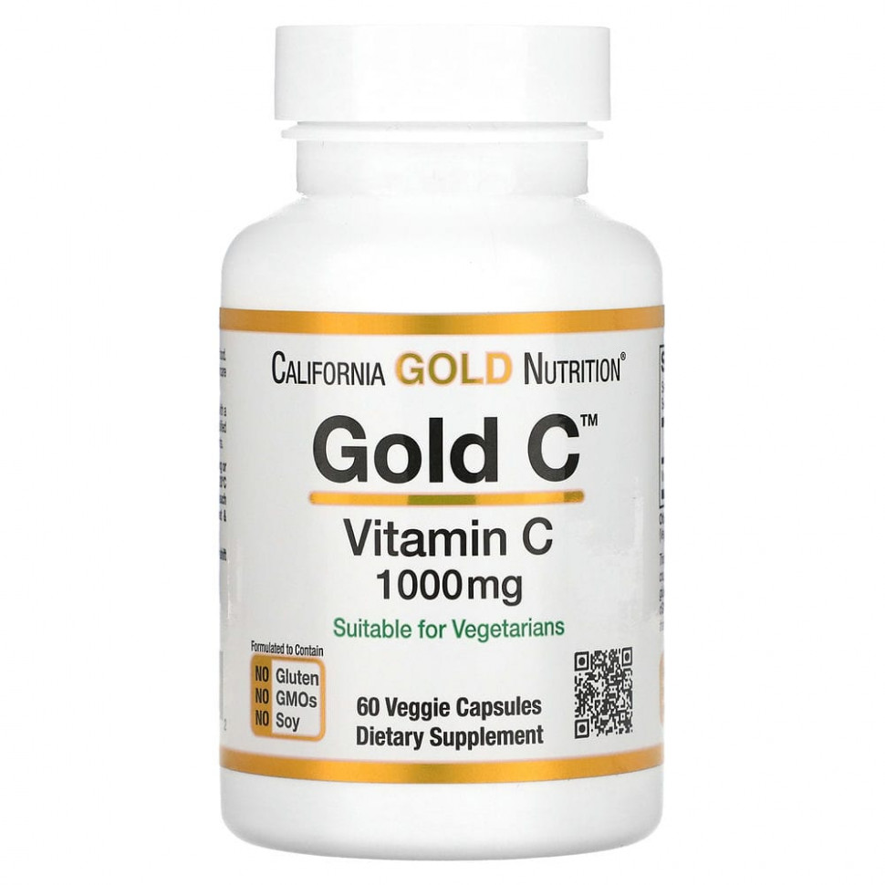 California Gold Nutrition, Gold C,  C, 1000 , 60    460