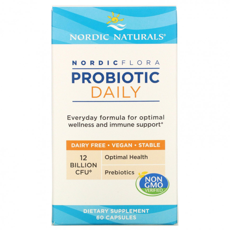 Nordic Naturals, Nordic Flora Probiotic Daily, 12  , 60   4650