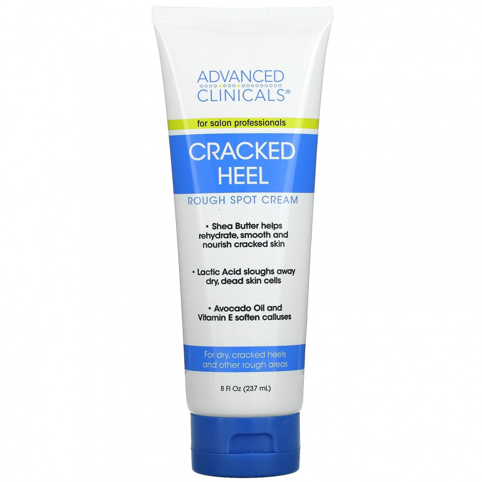 Advanced Clinicals, Cracked Heel, Rough Sport Cream, 8 fl oz (237 ml)  1680