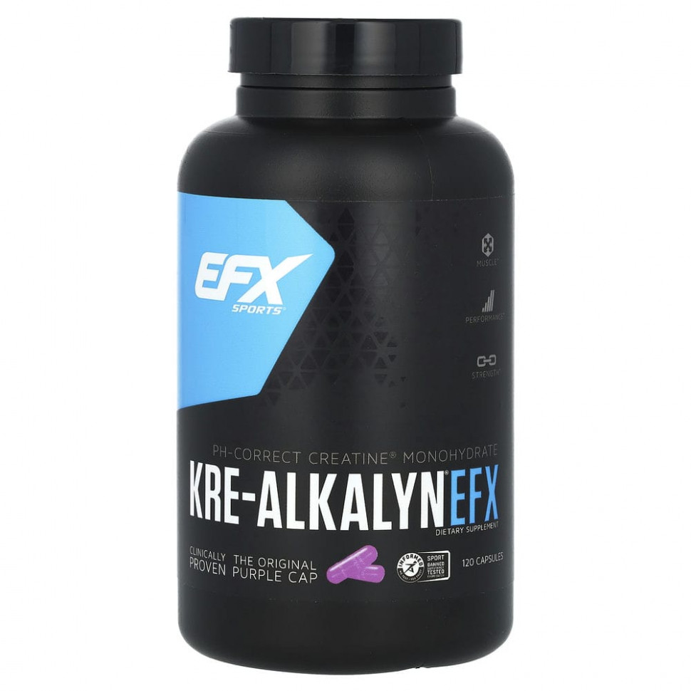 EFX Sports, Kre-Alkalyn EFX, , 120   4440