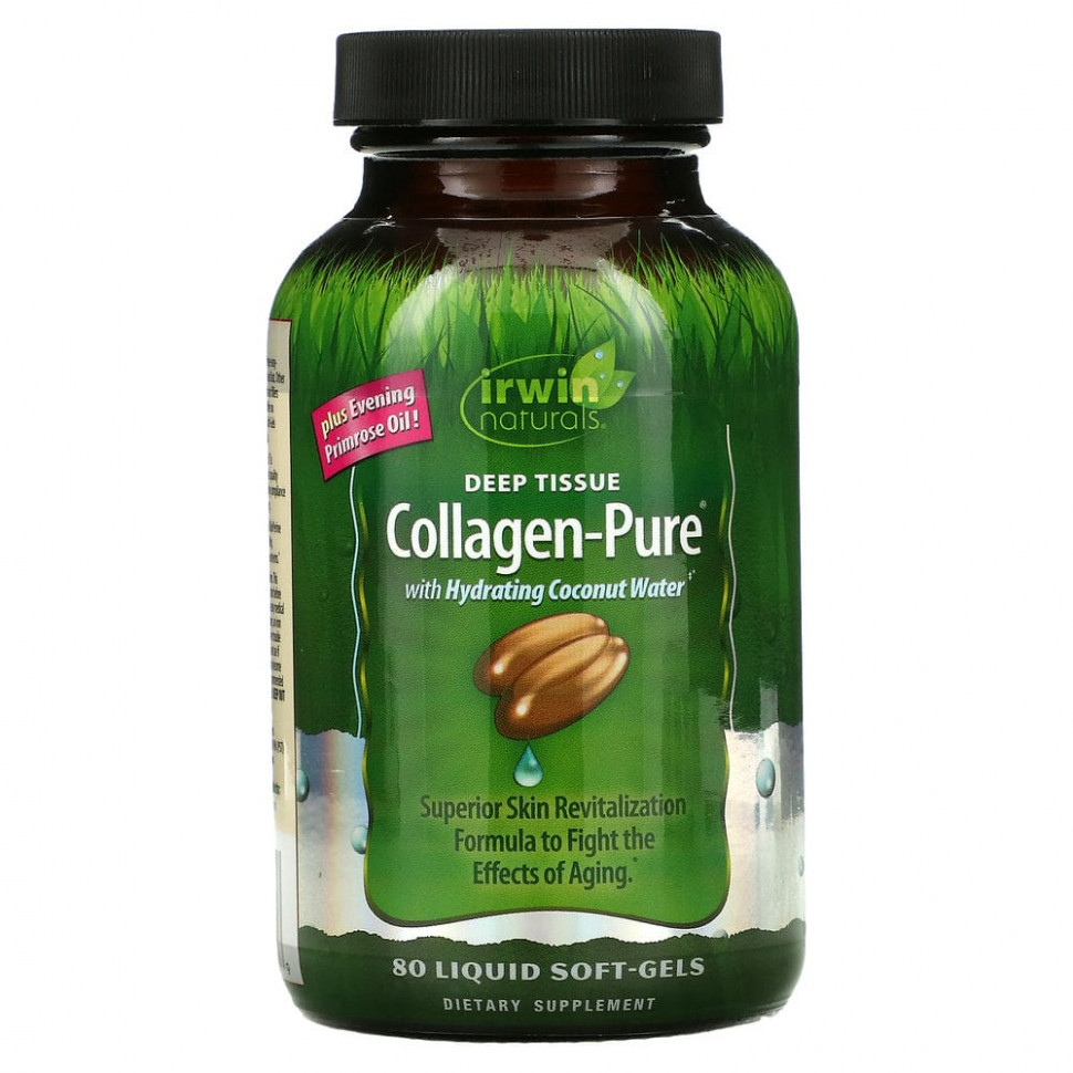 Irwin Naturals, Collagen-Pure, Deep Tissue, 80    5090