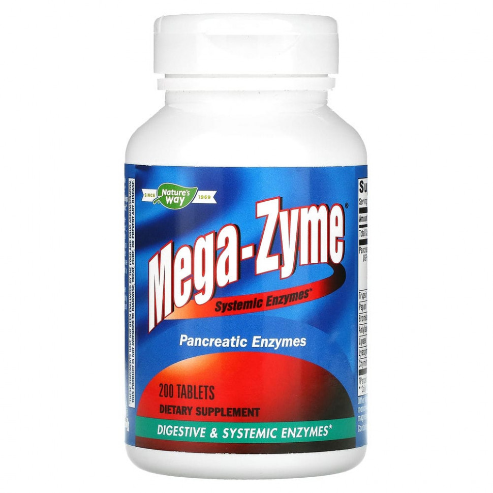 Nature's Way, Mega-Zyme,  , 200   6040