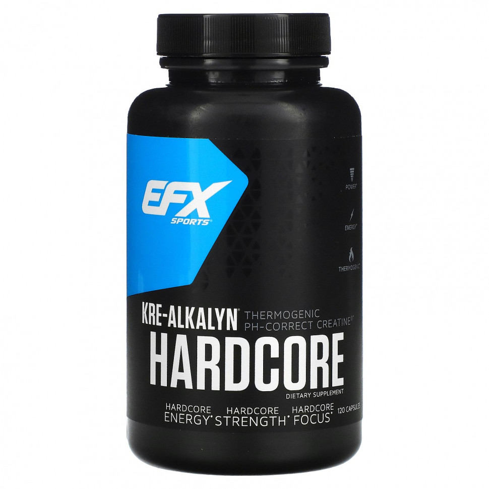 EFX Sports, Kre-Alkalyn Hardcore, 120   4760