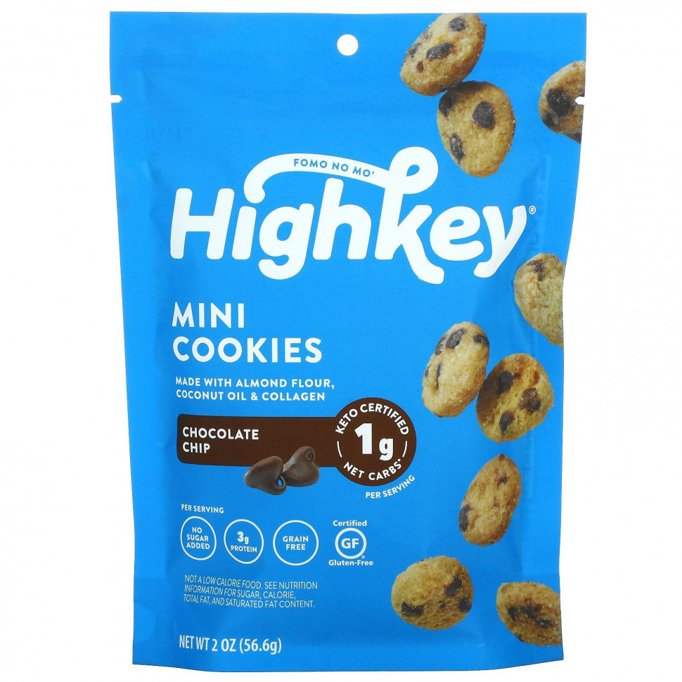  IHerb () HighKey, Mini Cookies,  , 56,6  (2 ), ,    960 