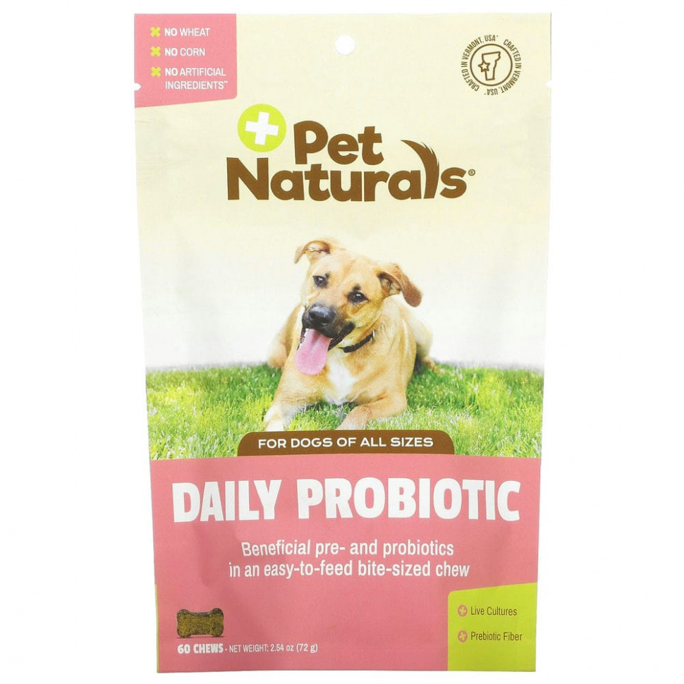 Pet Naturals of Vermont,  ,    , 60  , 72  (2,55 )  1640