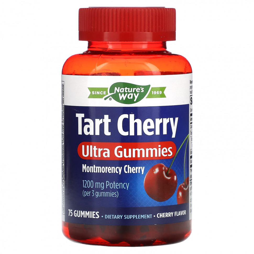 Nature's Way, Tart Cherry, Ultra Gummies, , 400 , 75    3980