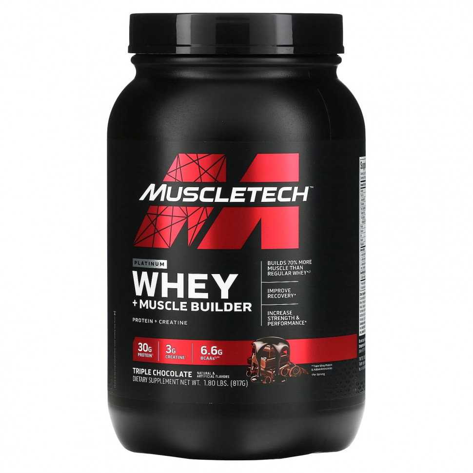 MuscleTech, Platinum Whey + Muscle Builder,  , 817  (1,8 )  9540