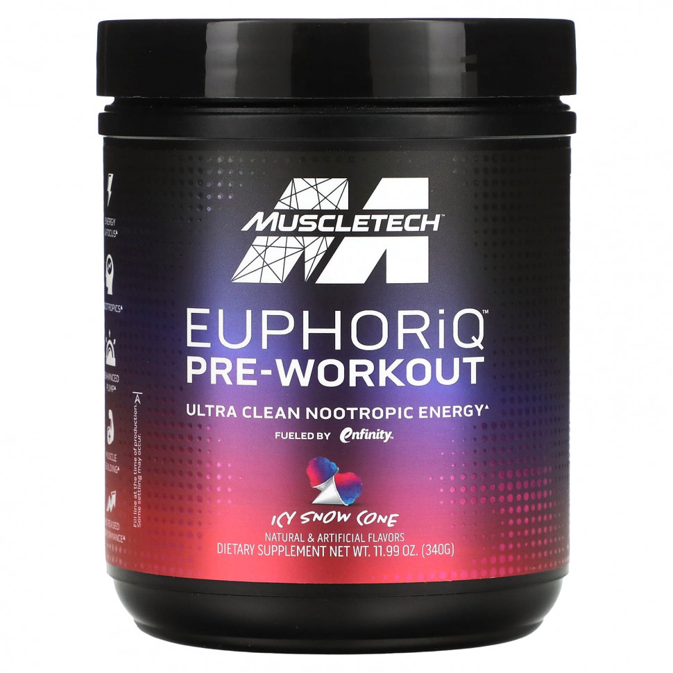 MuscleTech, EuphoriQ Pre-Workout,  , 340  (11,99 )  9900