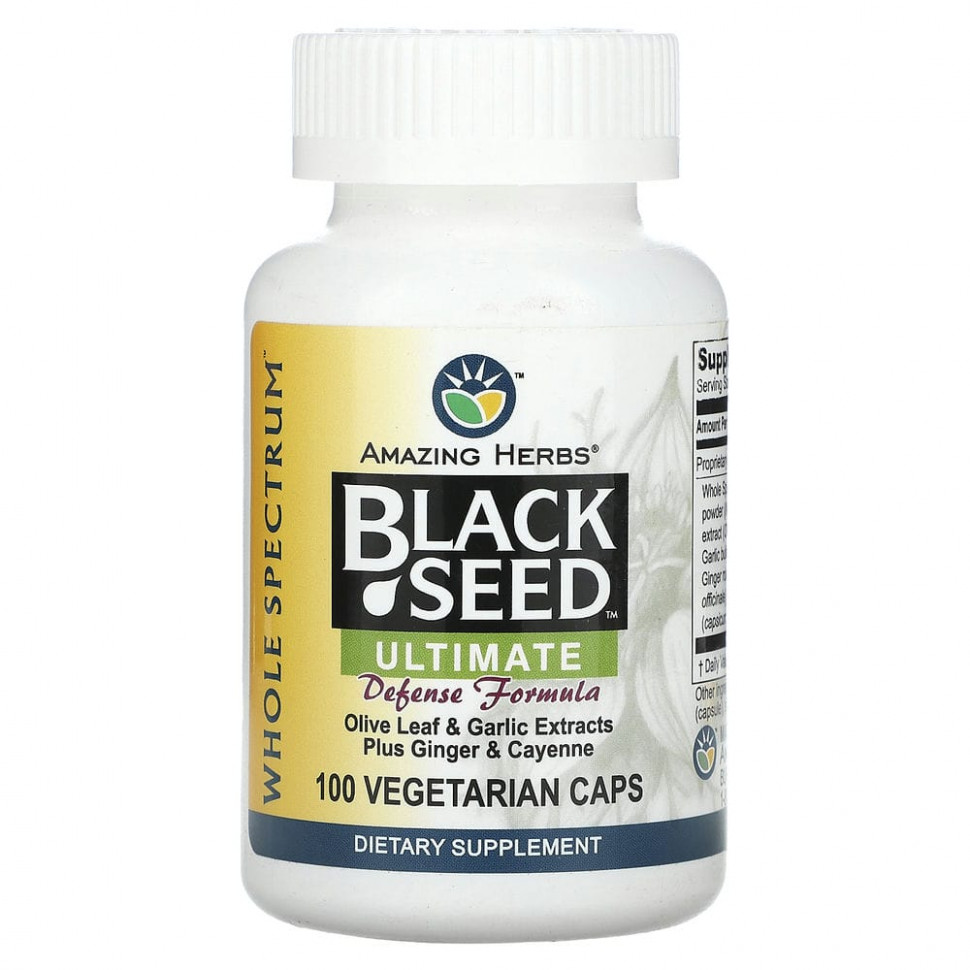 Amazing Herbs, Black Seed, Ultimate Defense Formula, 100    3580