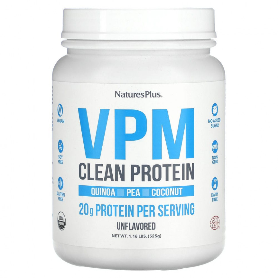 NaturesPlus, VPM Clean Protein,  , 525  (1,16 )  6470