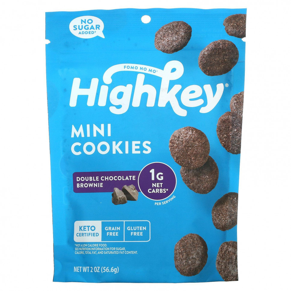  IHerb () HighKey, Mini Cookies,   , 56,6  (2 ), ,    1000 