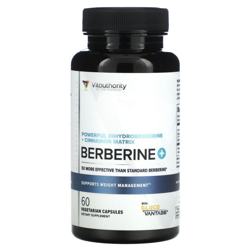 Vitauthority, Berberine +, 60    5170