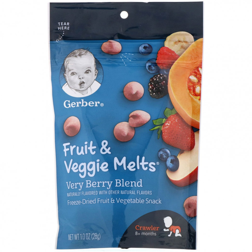 Gerber, Fruit & Veggie Melts,    8 ,  , 28  (1 )  1220