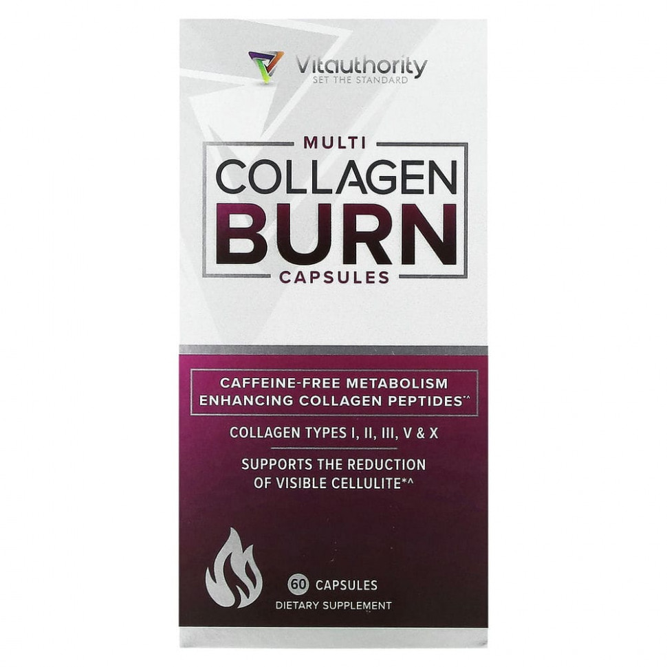 Vitauthority, Multi Collagen Burn, 60   5250