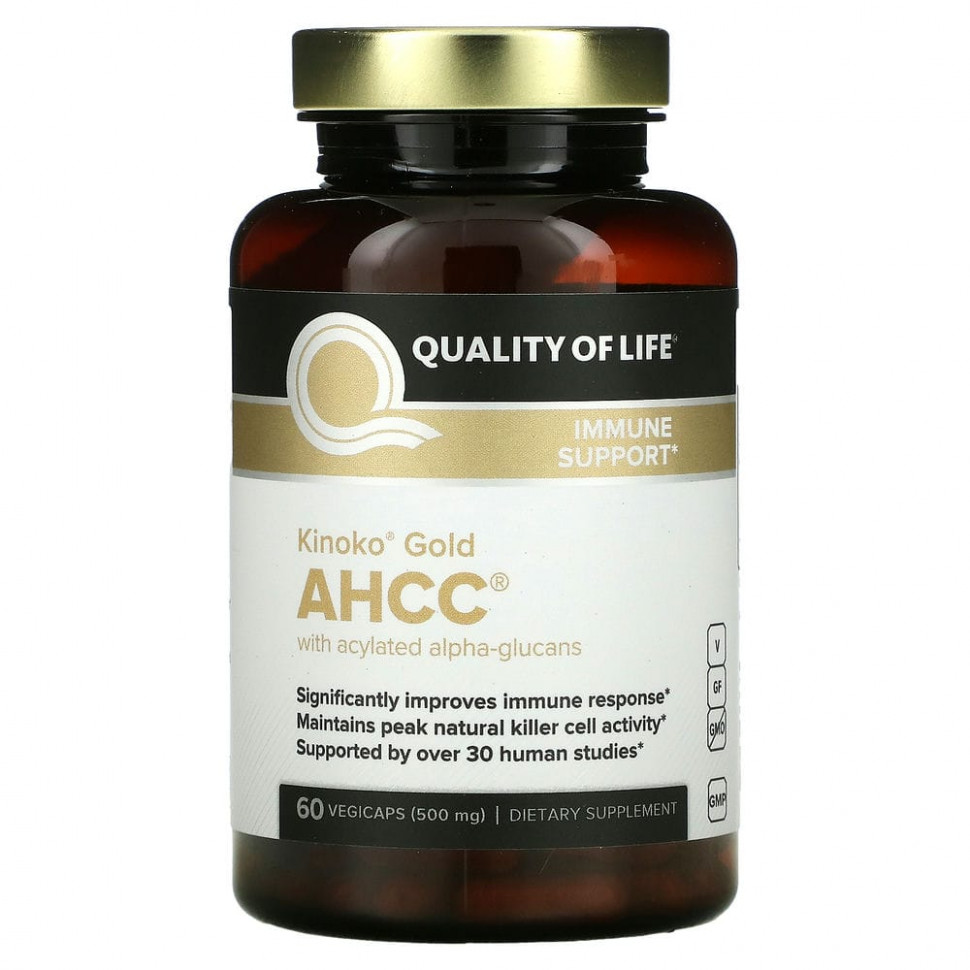 Quality of Life Labs, Kinoko Gold AHCC   -, 60    11640