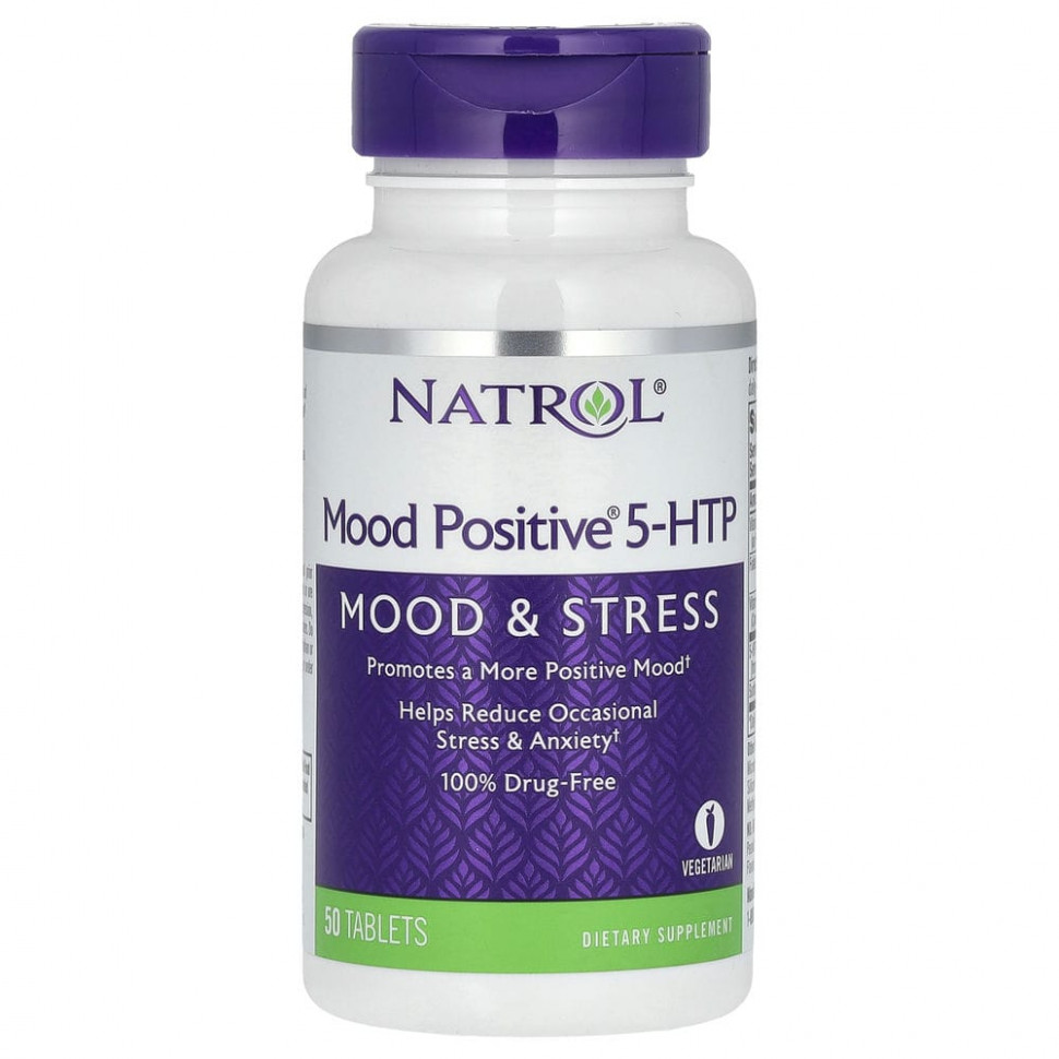 Natrol, Mood Positive 5-HTP, 50   3530