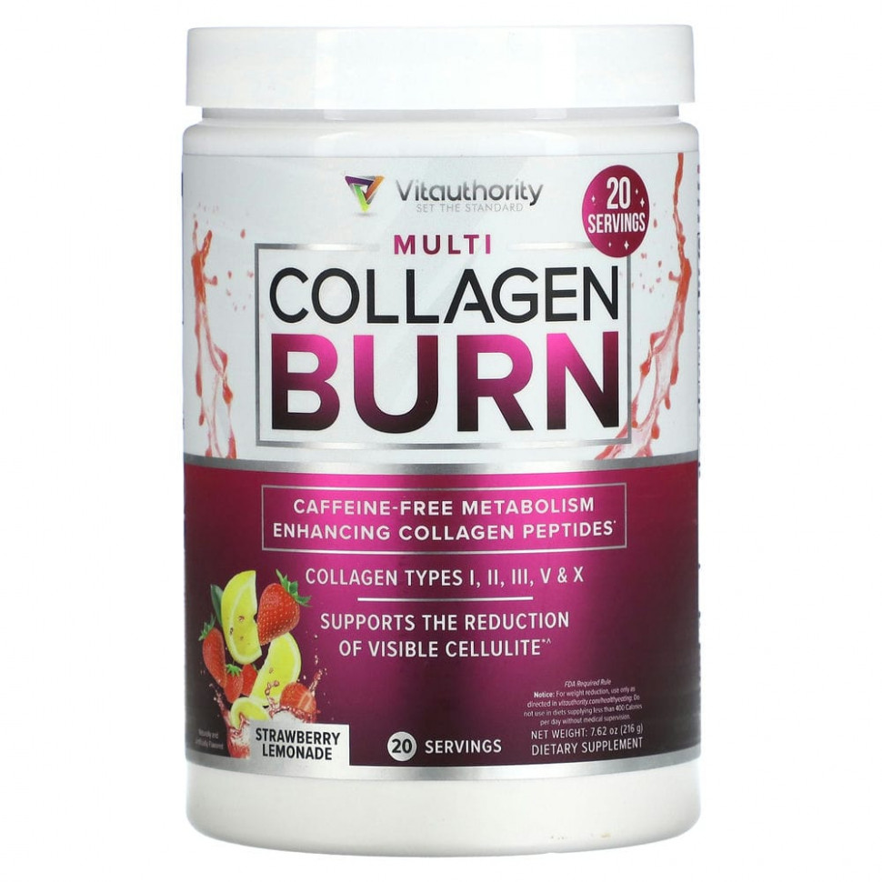 Vitauthority, Multi Collagen Burn,  , 216  (7,62 )  6190