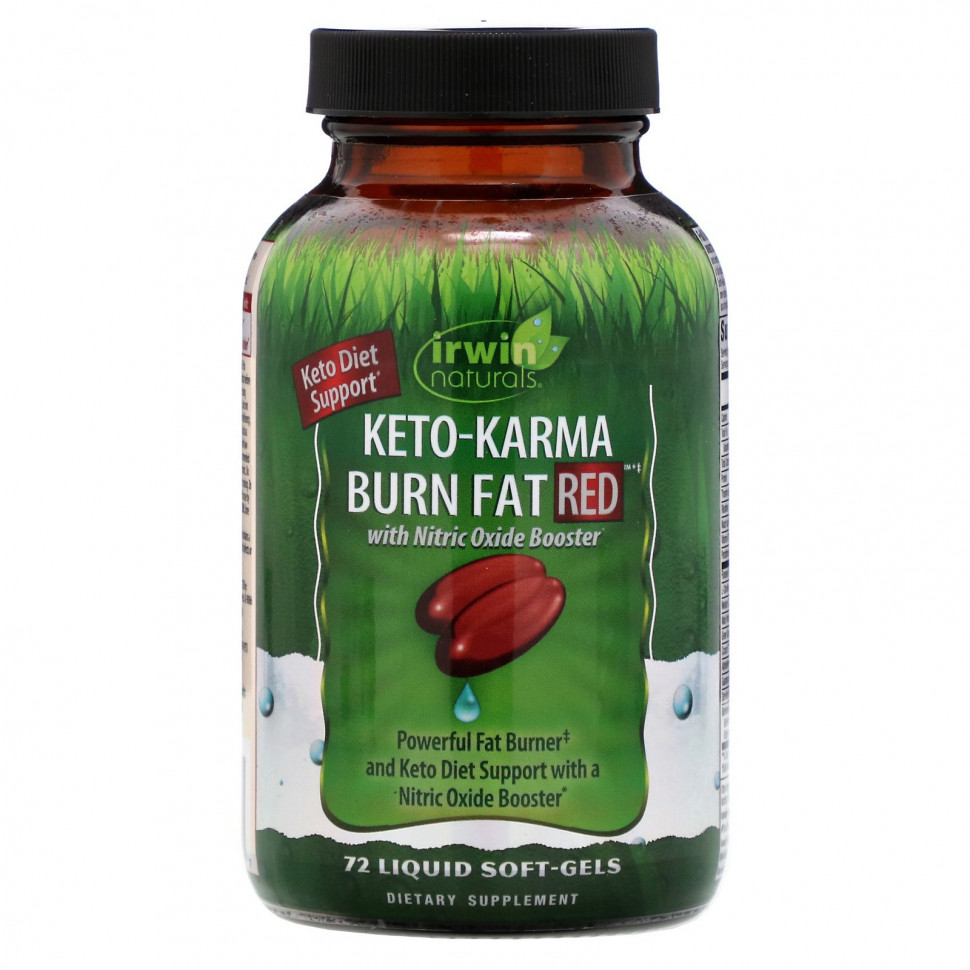 Irwin Naturals, Keto-Karma Burn Fat Red, 72    5020