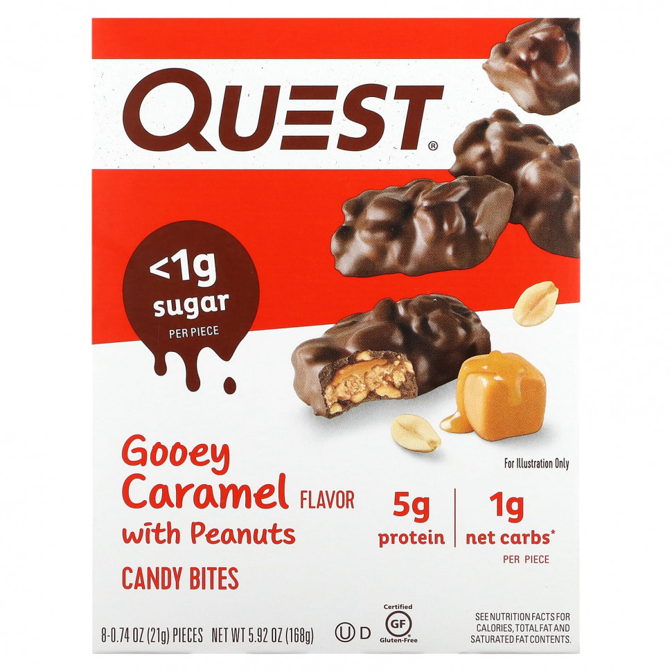 Quest Nutrition, Candy Bites,    , 8 , 21  (0,74 )  2480