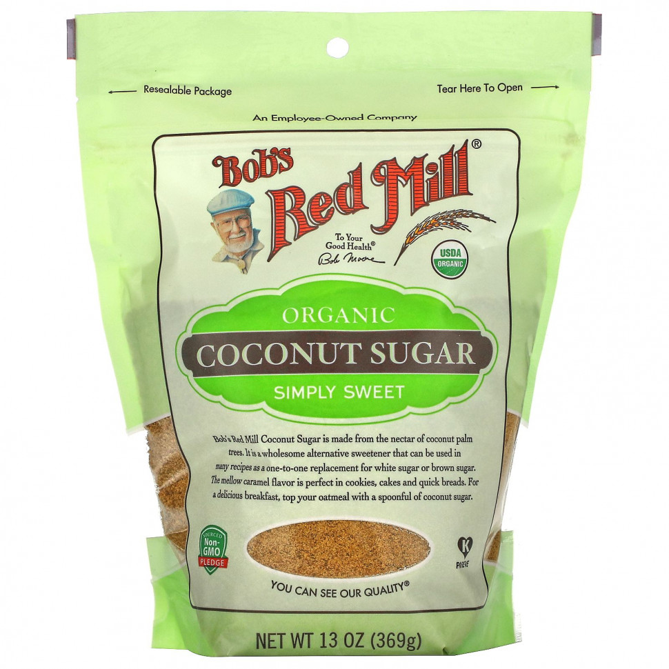 Bob's Red Mill, Organic, Coconut Sugar, 13 oz (369 g)  1660