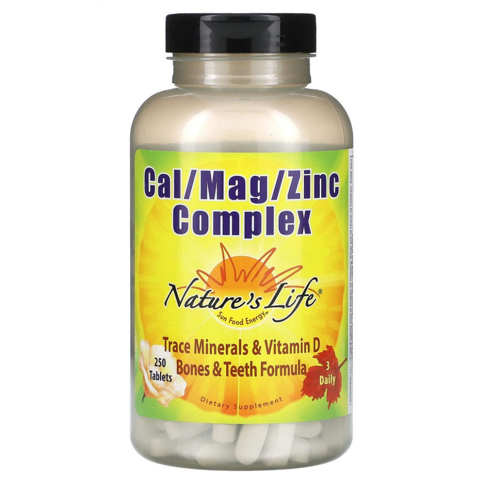 Nature's Life,  Cal / Mag / Zinc, 250   2930