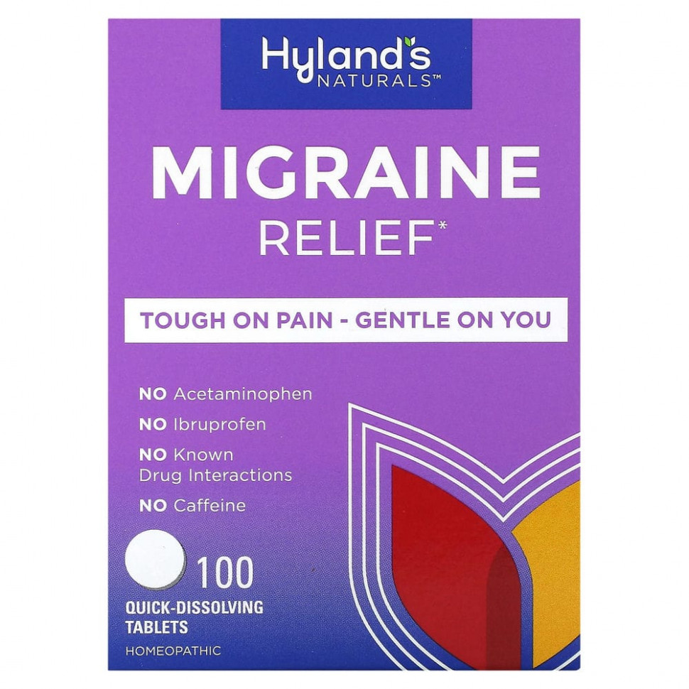 Hyland's, Migraine Relief, 100 tablets  2740