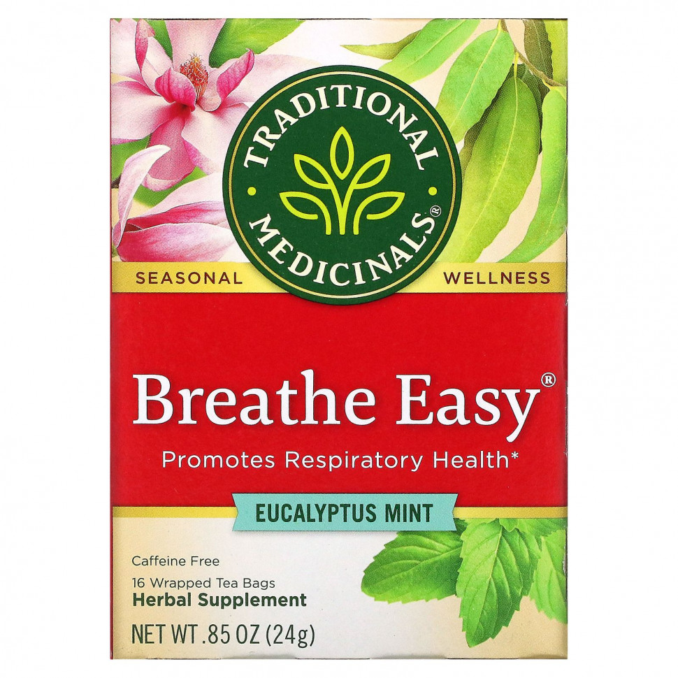 Traditional Medicinals, Breathe Easy,   ,  , 16    , 24  (0,85 )  1150