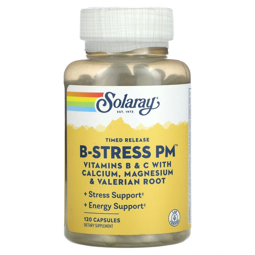 Solaray,  B-Stress PM   , 120   2670