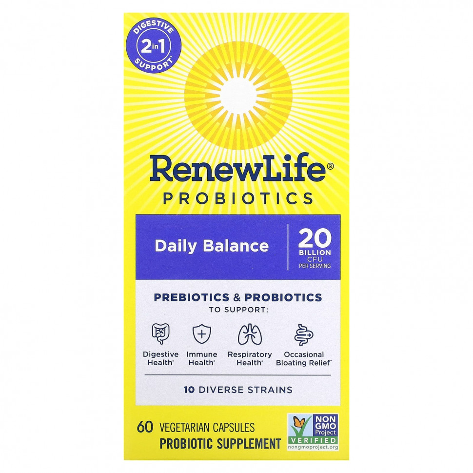 Renew Life, , Daily Balance, 60    7090