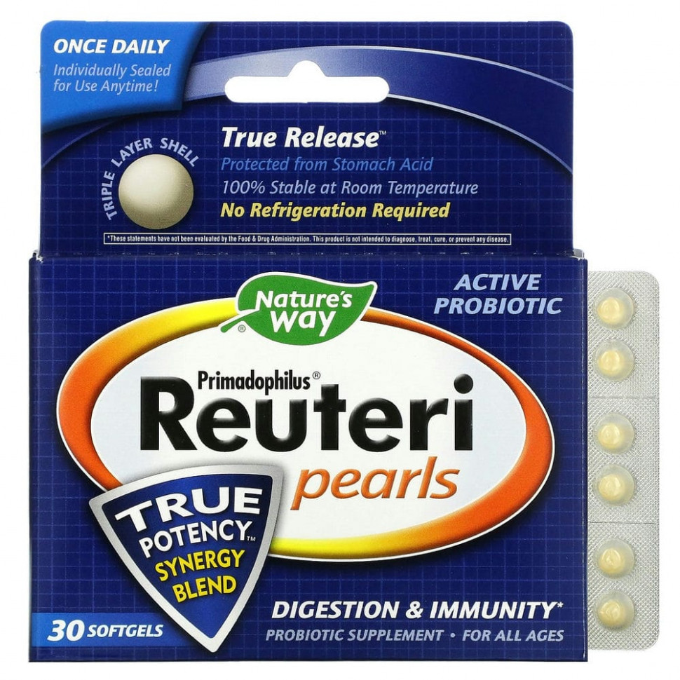 Nature's Way, Primadophilus Reuteri Pearls, 30    2970