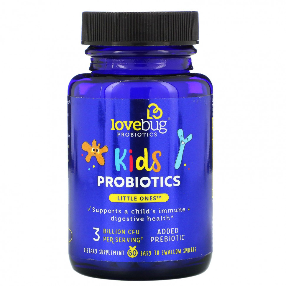 LoveBug Probiotics, Little Ones,   , 3  , 60 ,     4510