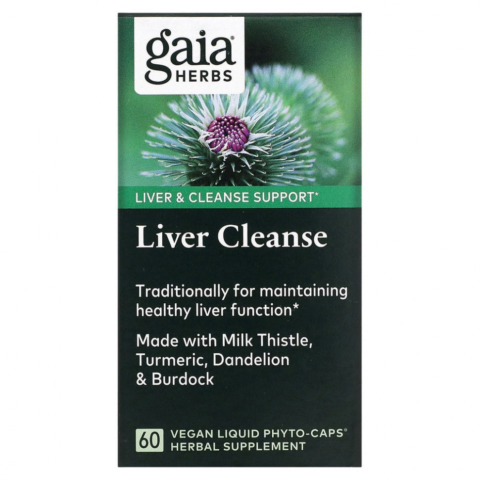 Gaia Herbs, Liver Cleanse, 60  -    4660