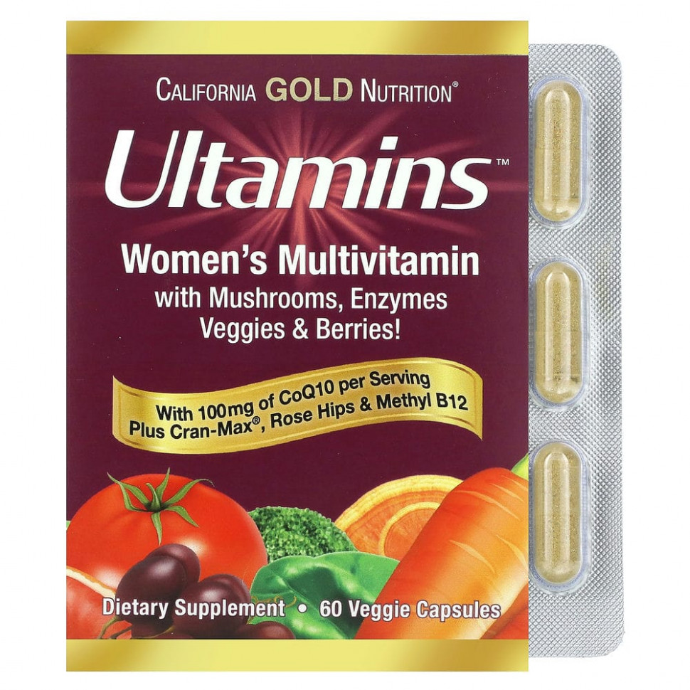 California Gold Nutrition, Ultamins,       Q10, , ,   , 60    3460