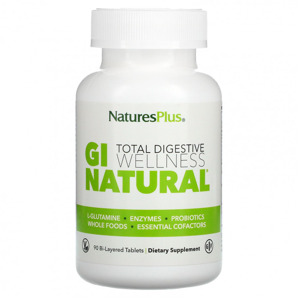 NaturesPlus, Total Digestive Wellness, GI Natural,    , 90    4300