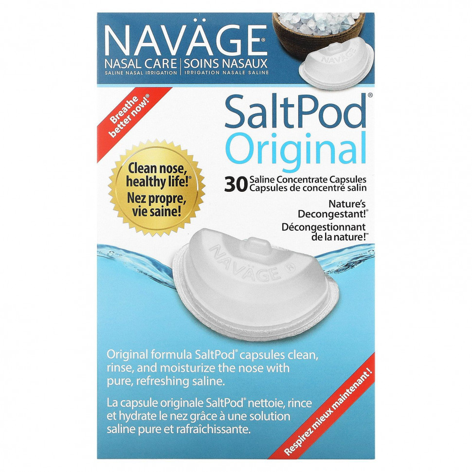 Navage, Nasal Care,   , Saltpod Original, 30      2840