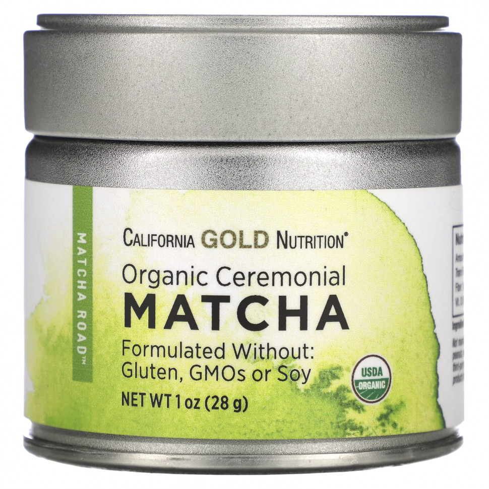 California Gold Nutrition, MATCHA ROAD,    , 28  (1 )  3850