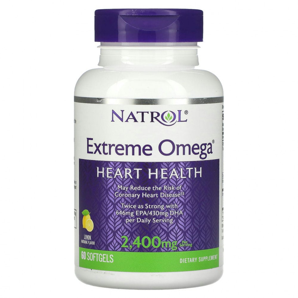 Natrol, Extreme Omega,   , 1200 , 60     2810