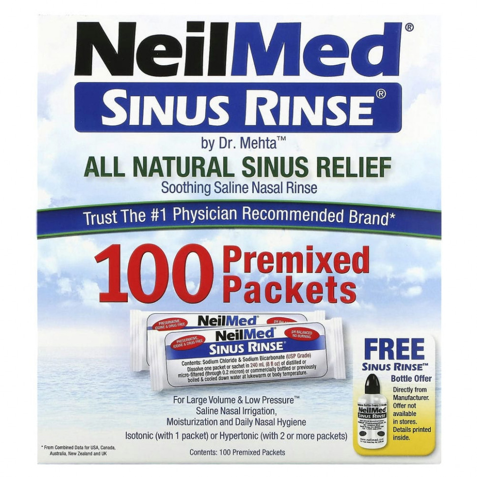 NeilMed, Sinus Rinse,     , 100   3910