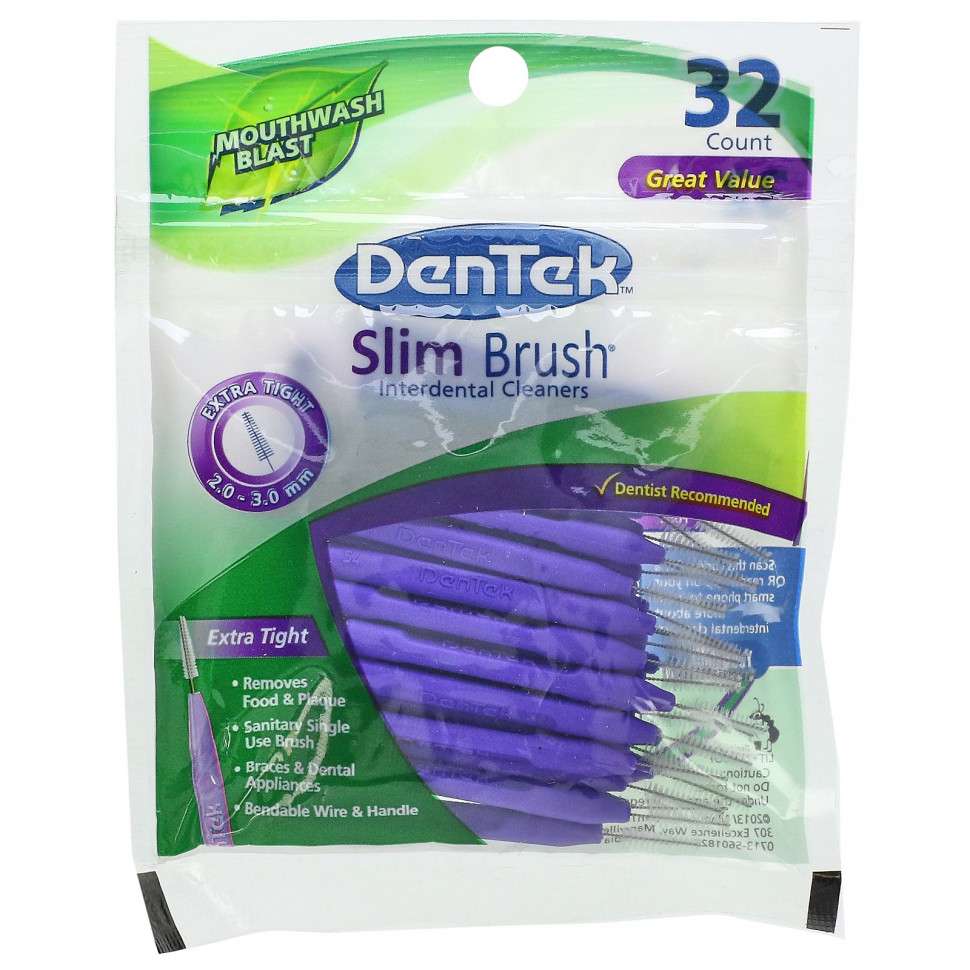 DenTek,      Slim Brush,      , 32   1020