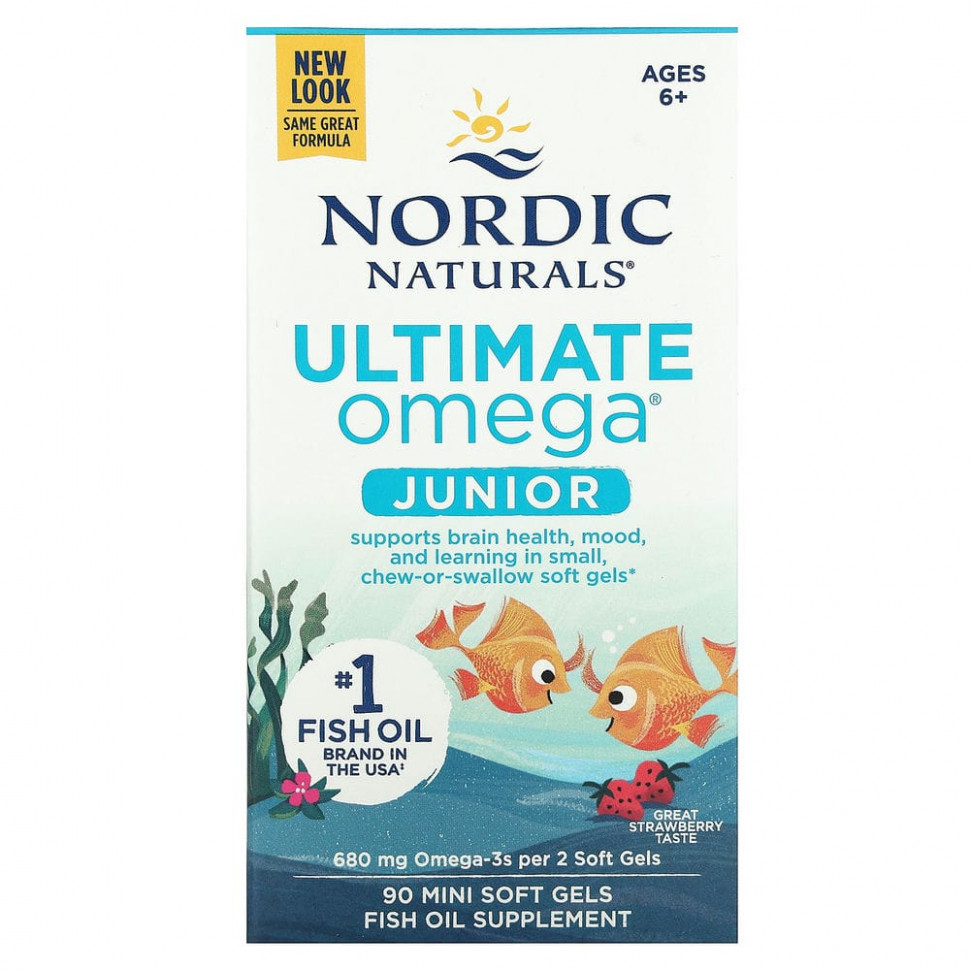 Nordic Naturals, Ultimate Omega Junior,    6  12 ,   , 340 , 90 -  4680