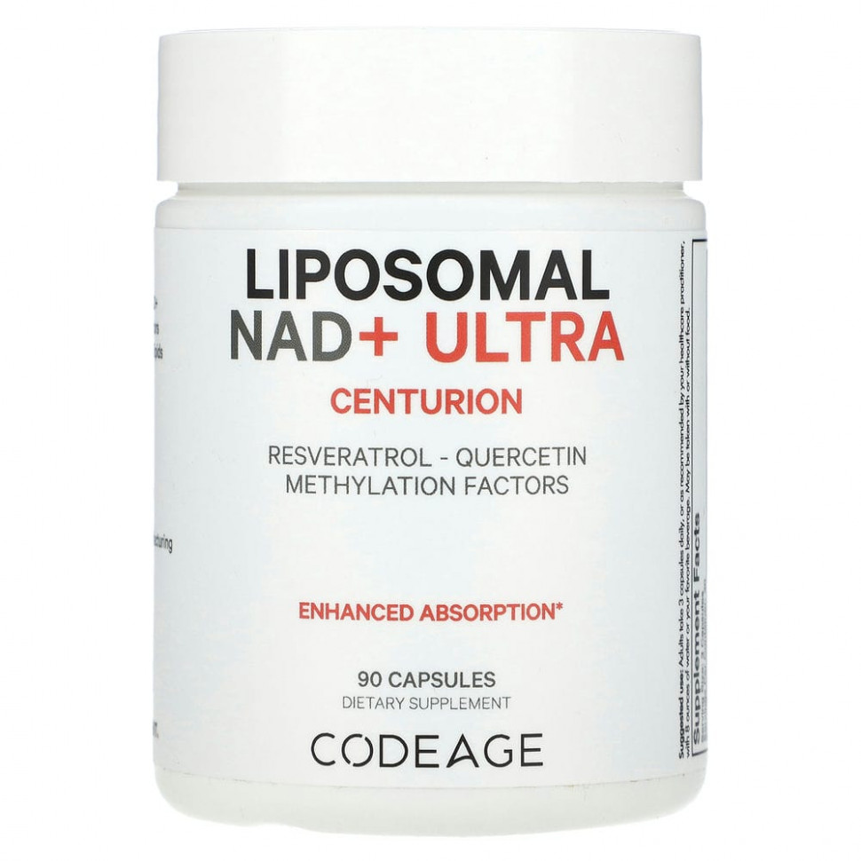  IHerb () Codeage, Liposomal NAD + Ultra Centurion`` 90 , ,    13710 
