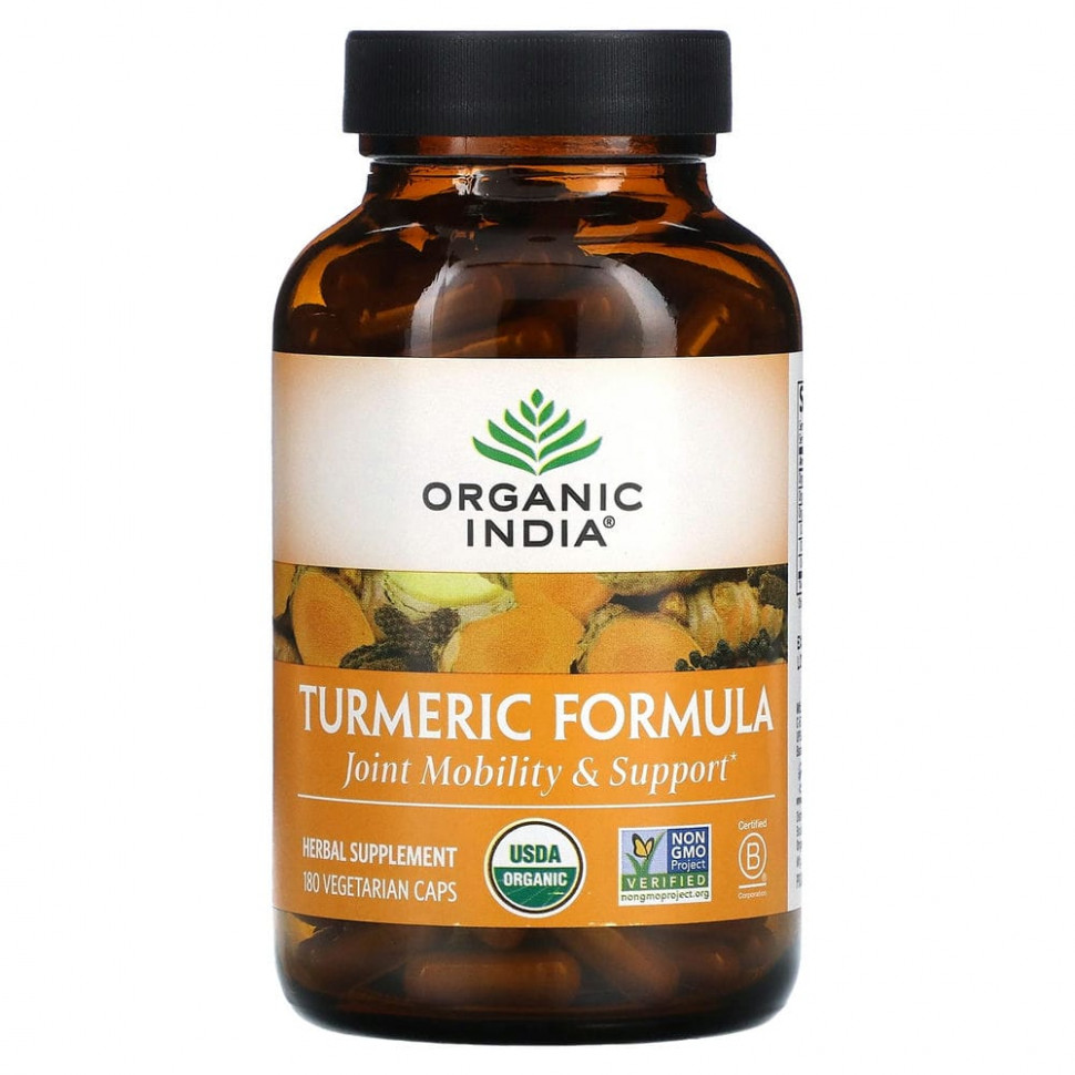 Organic India, Turmeric Formula, ,     , 180    7270