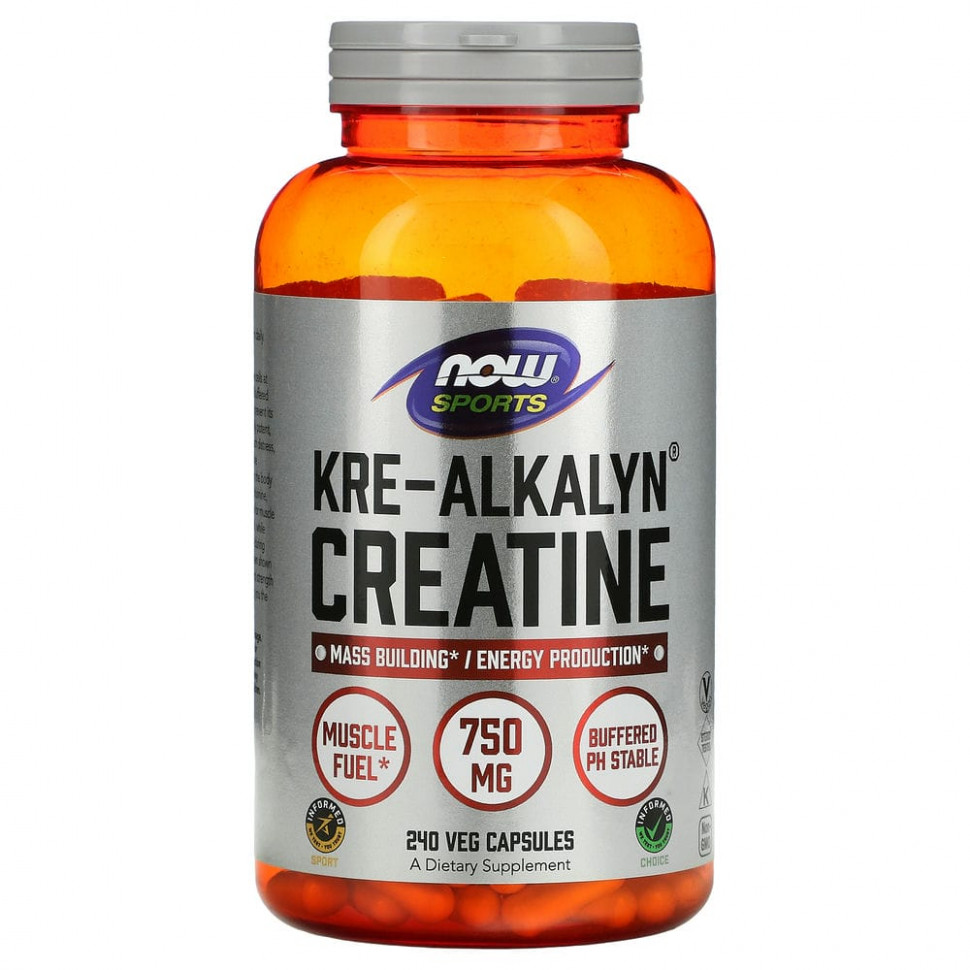 NOW Foods, Kre-Alkalyn Creatine    , 750 , 240    5030