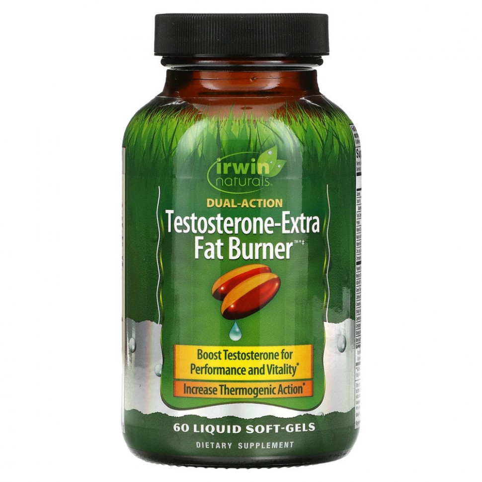 Irwin Naturals, Testosterone-Extra Fat Burner, 60    5650